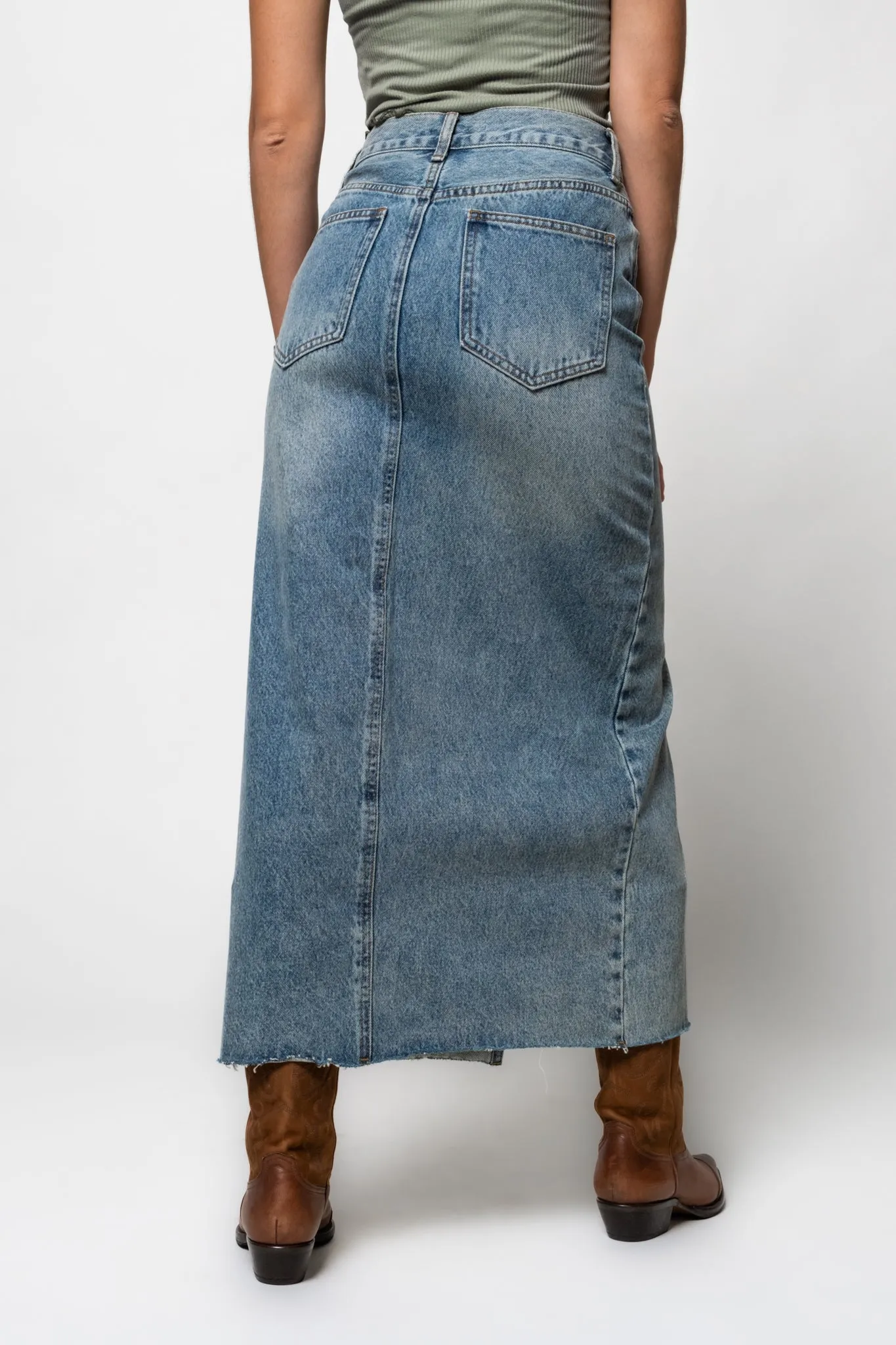 Steve Madden Avani Denim Skirt