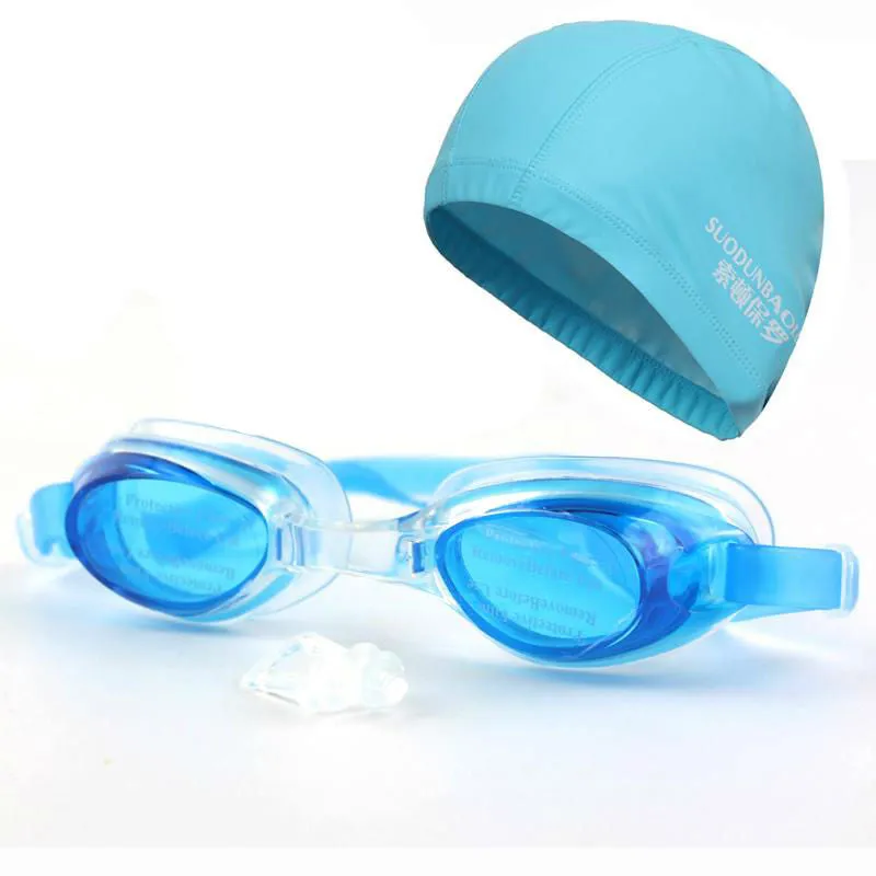 Swimming Goggles and Cap