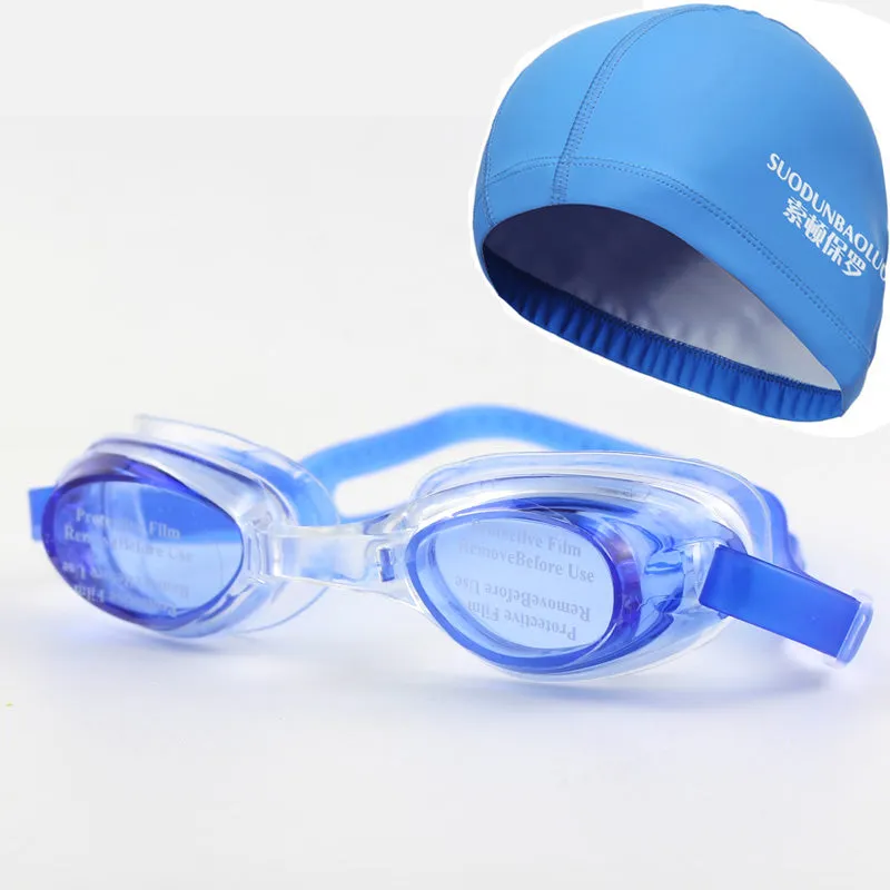 Swimming Goggles and Cap