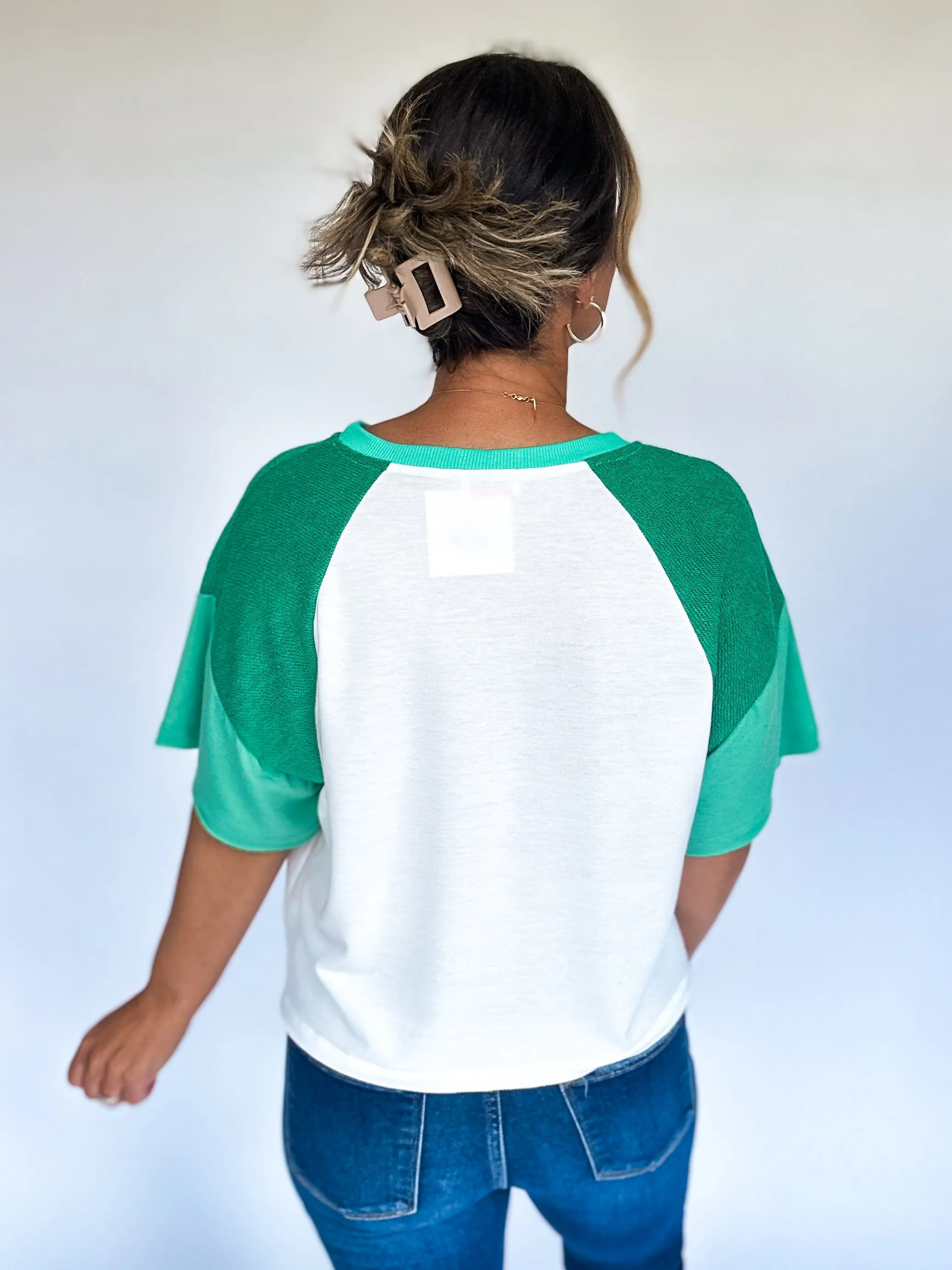 The Hailey Color Contrast Top